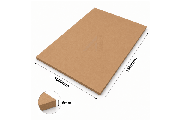 Formatka MDF surowa 6 mm 1400×1000mm