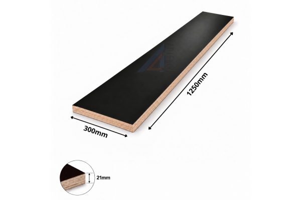Sklejka szalunkowa wodoodporna 21mm formatka 1250×300mm FI/FI