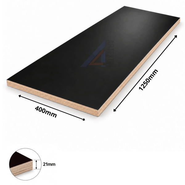 Sklejka szalunkowa wodoodporna 21mm – formatka 1250×400 mm FI/FI