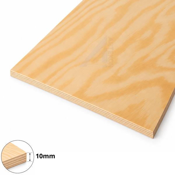Sklejka iglasta 10mm 2500x1250mm klasa 2/3 (WD)