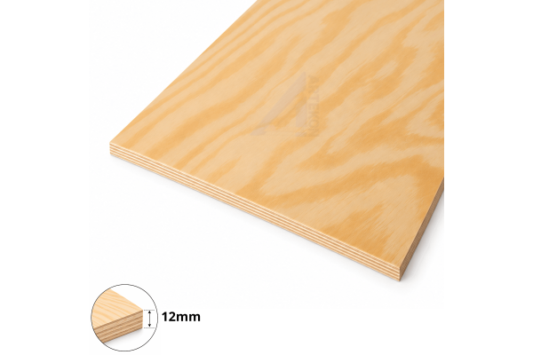 Sklejka iglasta 12mm 2500x1250mm klasa 2/3 (WD)