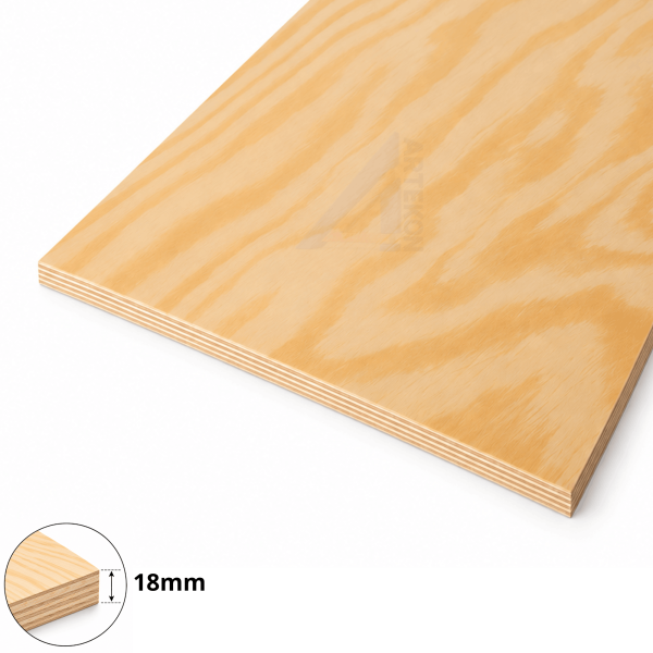 Sklejka iglasta 18mm 2500x1250mm klasa 2/3 (WD)