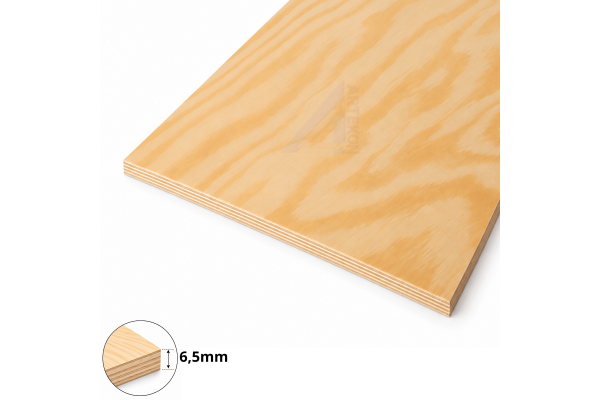 Sklejka iglasta 6,5mm 2500x1250mm klasa 2/3 (WD)