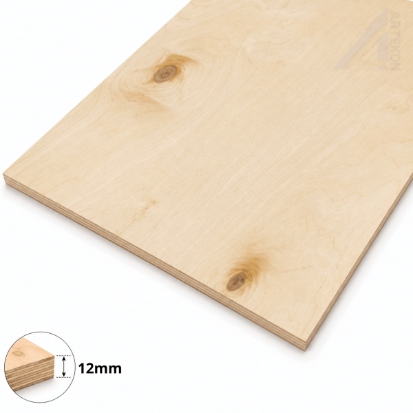 Sklejka wodoodporna 12mm 1250x2500mm Klasa: CP/C